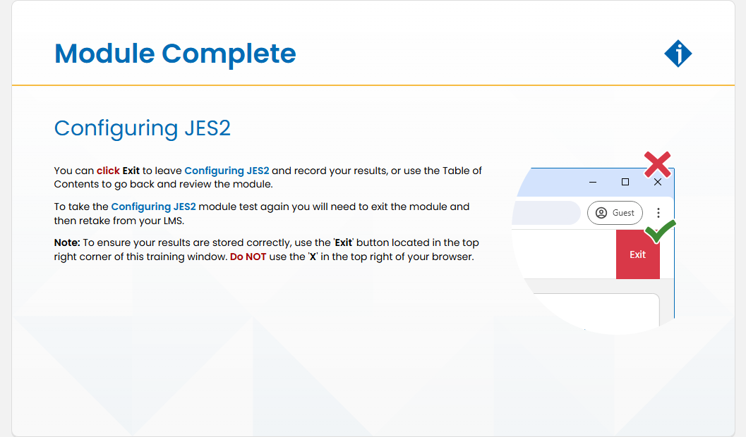 Configuring JES2 Module Test: Configuring JES2 - Module Complete screenshot